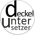 deckel . untersetzer